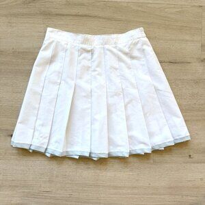Vintage Head Tennis Pickle Ball Skirt White Pleated Mini Retro Medium